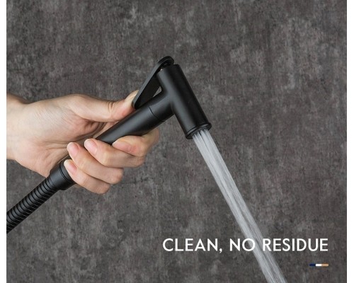 Гигиенический душ со смесителем Frap F7505-6 Черный матовый