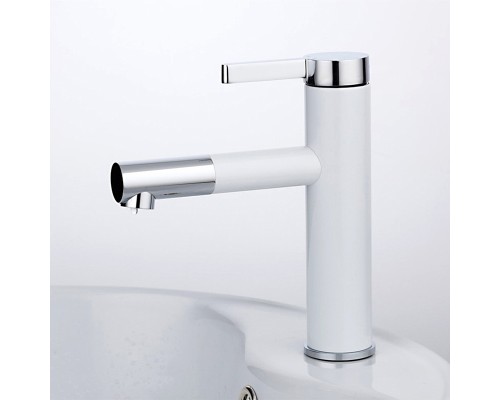 Смеситель для раковины Frap H52 F1052-14 Белый Хром