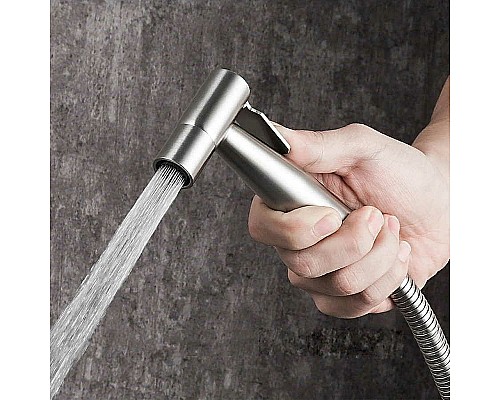Гигиенический душ со смесителем Frap F7503-5 Сатин Гигиенический душ со смесителем Frap F7503-5 Сатин