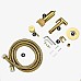Гигиенический душ со смесителем Frap F7505-3 Золотой
