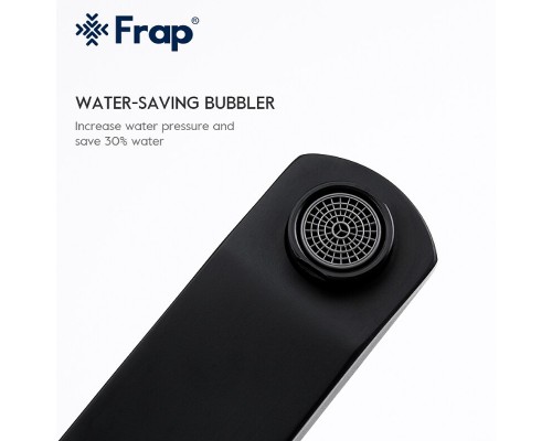 Смеситель для раковины Frap H802-6 F10802-62 Черный матовый