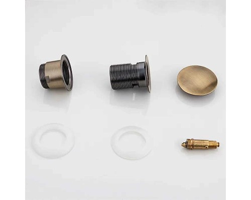 Донный клапан Frap F60-4 click-clack Бронза