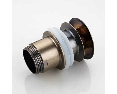 Донный клапан Frap F60-4 click-clack Бронза