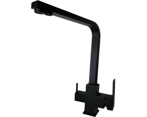 Смеситель для кухни Frap H802-6 F43802-6 Черный матовый