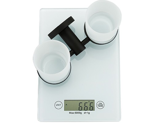 Стакан для зубных щеток Frap F302 F30208 двойной Черный матовый