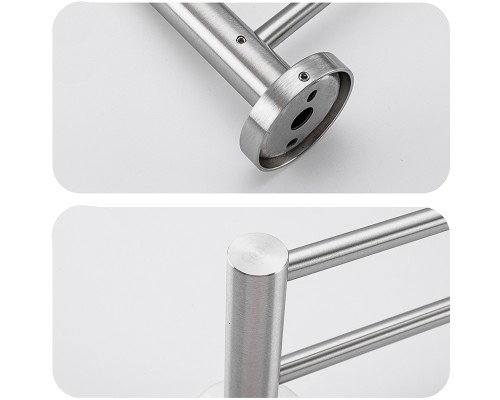 Полотенцедержатель Frap F301 F30109 двойной Сатин