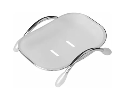 Мыльница Frap F332-1 Белая матовая