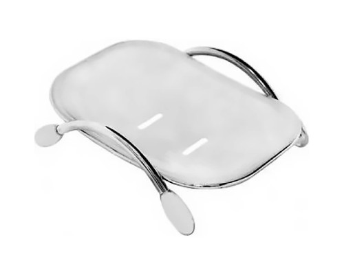 Мыльница Frap F332-1 Белая матовая