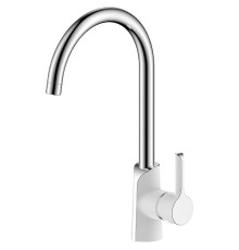 Смеситель для кухни Gappo G03-8 Белый Хром