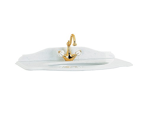 Столешница под раковину Migliore Amelia 80 28419 Bianco Cristallino Столешница под раковину Migliore Amelia 80 28419 Bianco Cristallino