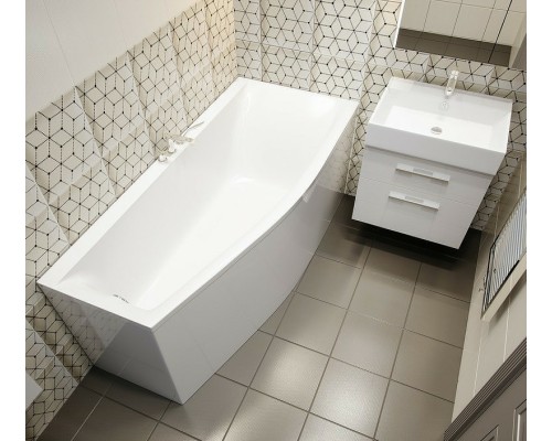 Ванна из искусственного камня Astra Form Скат 170х75 R 01010015 без гидромассажа