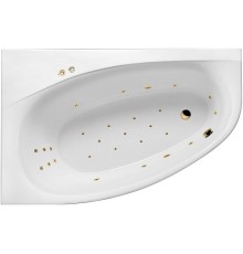 Акриловая ванна Excellent Kameleon 170x110 L Ultra Золото с гидромассажем