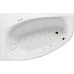 Акриловая ванна Excellent Kameleon 170x110 L Ultra Золото с гидромассажем