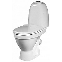 Унитаз Sanita Виктория эконом WC.CC/Victoria/1-P/WHT.G/S1 Белый