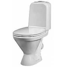 Унитаз-компакт Sanita Самарский эконом WC.CC/Samarsky/1-P/WHT.G/S1 с бачком и сиденьем
