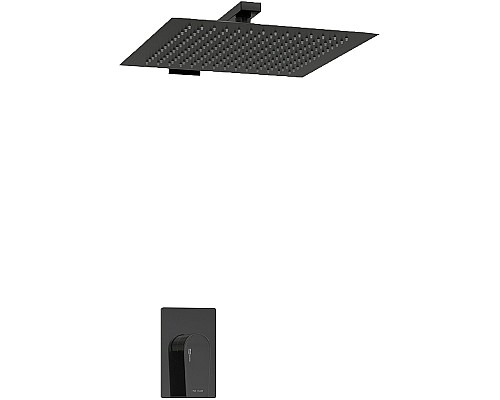 Душевая система WasserKRAFT А66181 Черный глянец