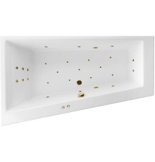 Акриловая ванна Excellent Sfera 170x100 L Ultra Бронза с гидромассажем