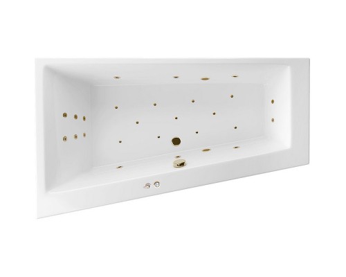 Акриловая ванна Excellent Sfera 170x100 L Ultra Бронза с гидромассажем