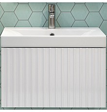 Тумба под раковину Velvex Compo 60 tp.COM.9696.60.1Y подвесная Белая глянцевая