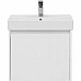 Тумба с раковиной Aquanet Nova Lite 60 245029 подвесная Белая глянцевая