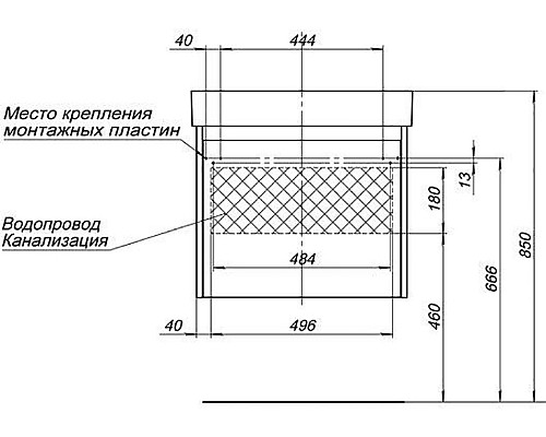 Тумба с раковиной Aquanet Nova Lite 60 245029 подвесная Белая глянцевая Тумба с раковиной Aquanet Nova Lite 60 245029 подвесная Белая глянцевая