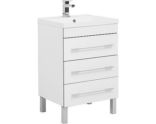 Тумба с раковиной Aquanet Верона 58 287668 Белая