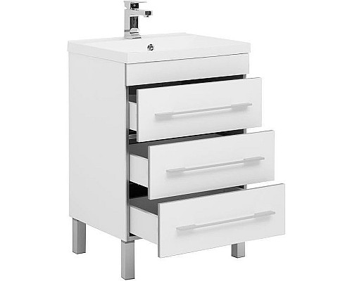 Тумба с раковиной Aquanet Верона 58 287668 Белая