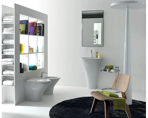 Биде Kerasan Aquatech 372101*1 Белое