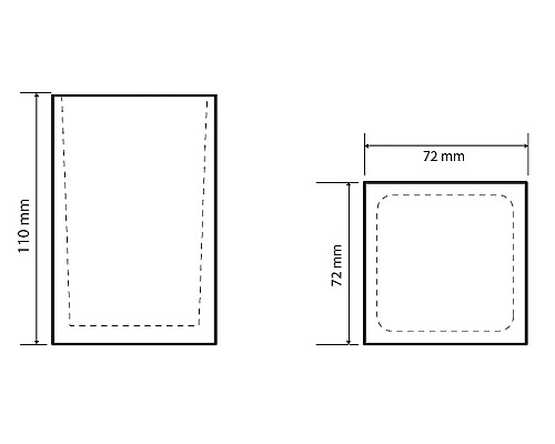 Стакан для зубных щеток Bemeta Vista 120111026-100 Черный