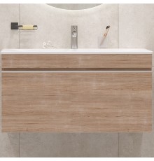 Тумба под раковину Velvex Pulsus 100 tp.PUL.PUL.100.1Y подвесная Дуб сонома