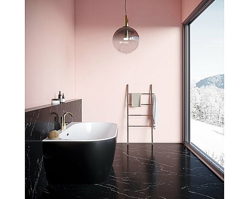 Акриловая ванна Ravak Freedom W 166x80 XC00100027 без гидромассажа Черная матовая