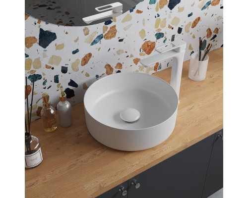 Донный клапан Iddis Optima Home OPHWS00i88 click-clack Белый глянцевый