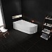Акриловая ванна Vayer Boomerang 160x90 L Гл000010848 без гидромассажа