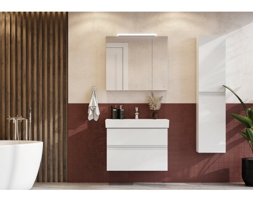 Тумба под раковину Roca Oleta 80 A857640806 подвесная Белый глянец