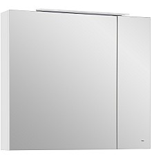 Зеркальный шкаф Roca Oleta 80 A857647501 с подсветкой Белый матовый