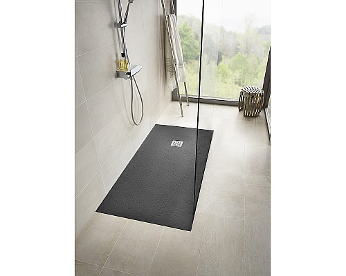 Душевой поддон из композитного материала Roca Terran 160x80 AP10164032001400 Черный