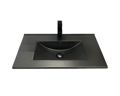 Тумба с раковиной Comforty Франкфурт 75 00-00011082 подвесная Бетон светлый