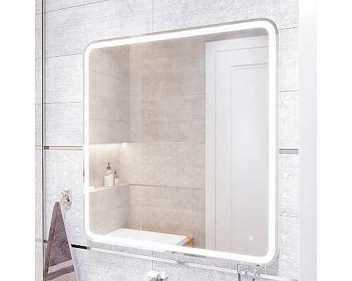 Зеркало DIWO Коломна 80 ЗЛП121 с подсветкой с сенсорным выключателем