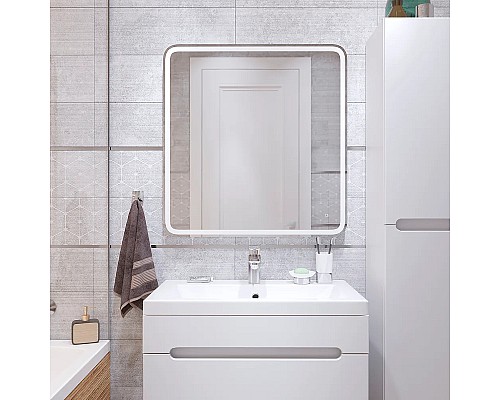 Зеркало DIWO Коломна 80 ЗЛП121 с подсветкой с сенсорным выключателем