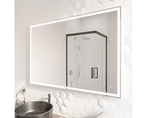 Зеркало DIWO Дмитров 120 ЗЛП119 с подсветкой с сенсорным выключателем