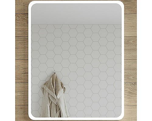 Зеркало STWORKI Монтре 80 Мон.02.80/W с подсветкой с сенсорным выключателем