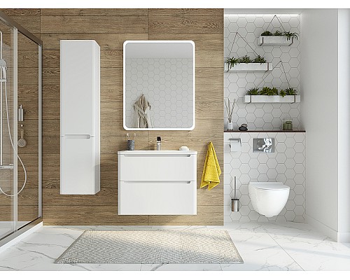 Зеркало STWORKI Монтре 80 Мон.02.80/W с подсветкой с сенсорным выключателем