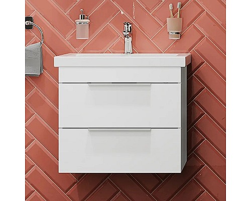 Комплект мебели для ванной STWORKI Копенгаген 60 467206 подвесной Белый