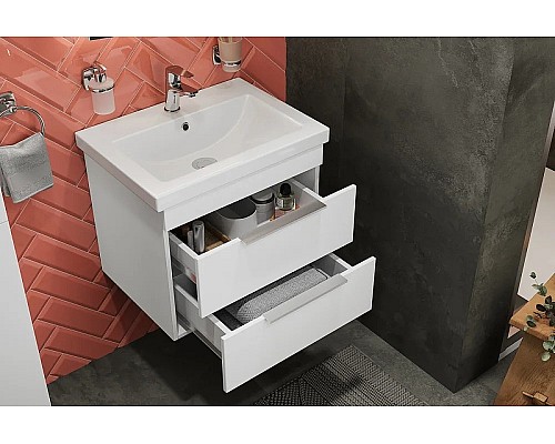 Комплект мебели для ванной STWORKI Копенгаген 60 467206 подвесной Белый