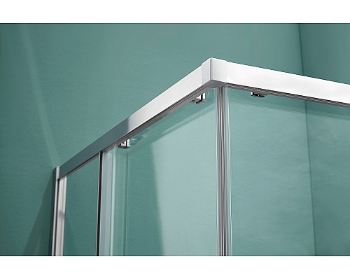 Душевой уголок Aquatek 90х90 AQ ARI KV 09020CH профиль Хром стекло прозрачное