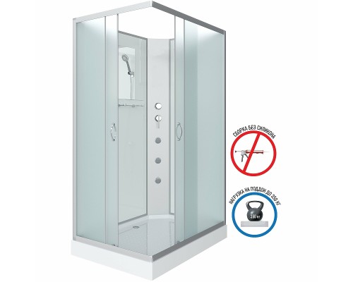 Душевая кабина Niagara Classic 110х80 NG-43185-14QBKG с гидромассажем