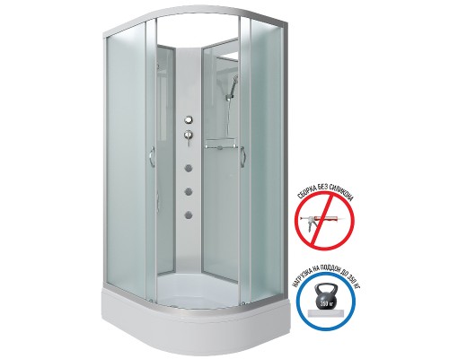 Душевая кабина Niagara Classic 120х90 L NG-33294-14LBKG с гидромассажем