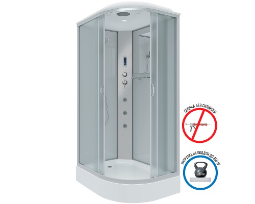 Душевая кабина Niagara Classic 120x80 L NG-3312-14LF с гидромассажем