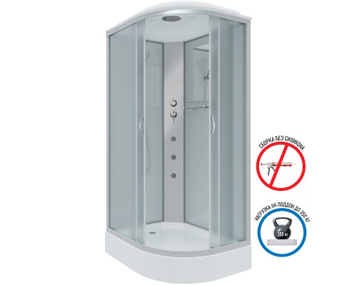 Душевая кабина Niagara Classic 120x80 L NG-3312-14LG с гидромассажем