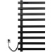 Полотенцесушитель электрический Black&White 48x92 см Черный матовый, арт